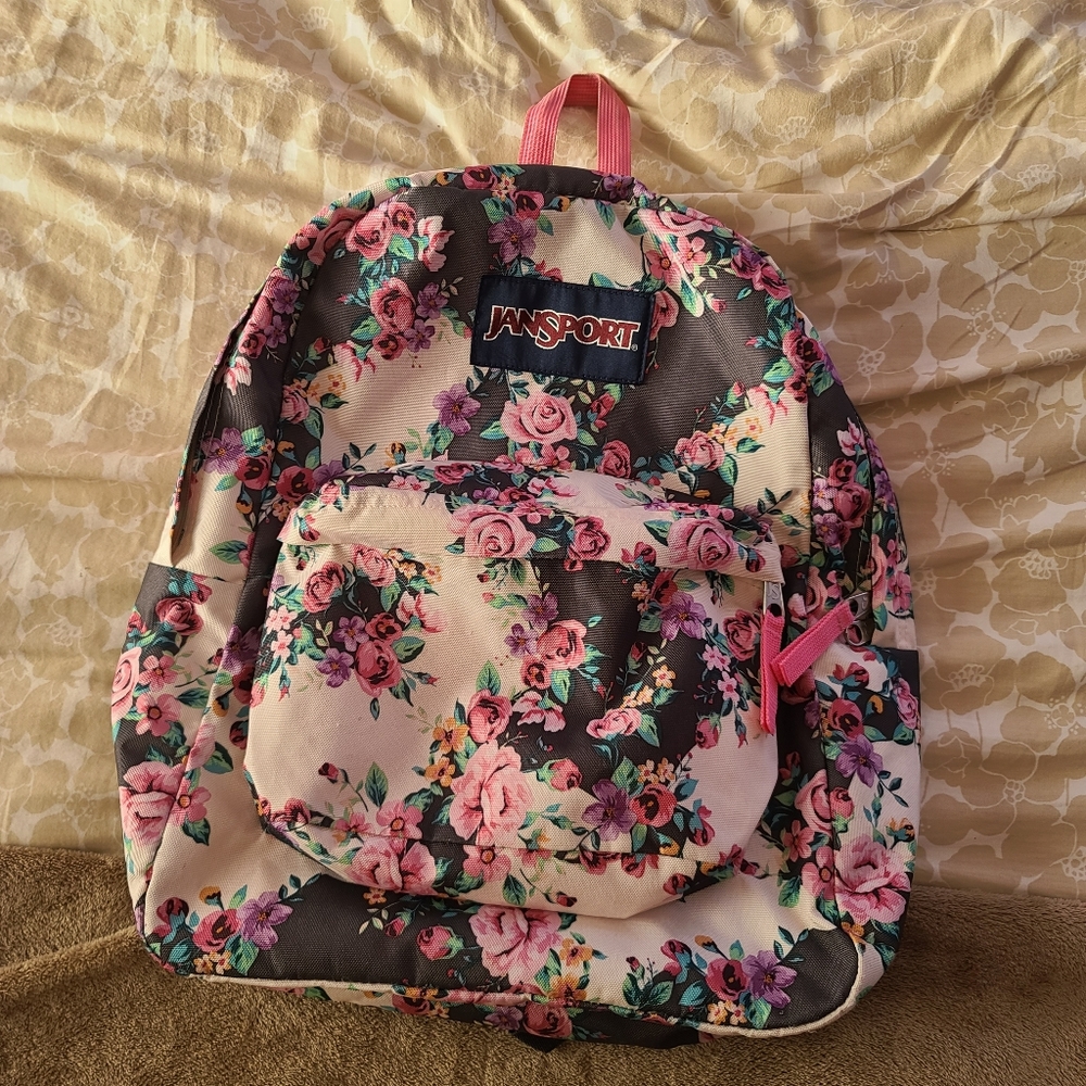 Floral Jansport Backpack